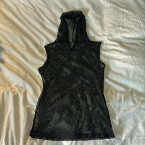 Hooded Mesh Shirt